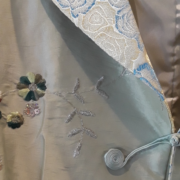 NWOT Vintage Silk Jacket - Picture 2 of 5